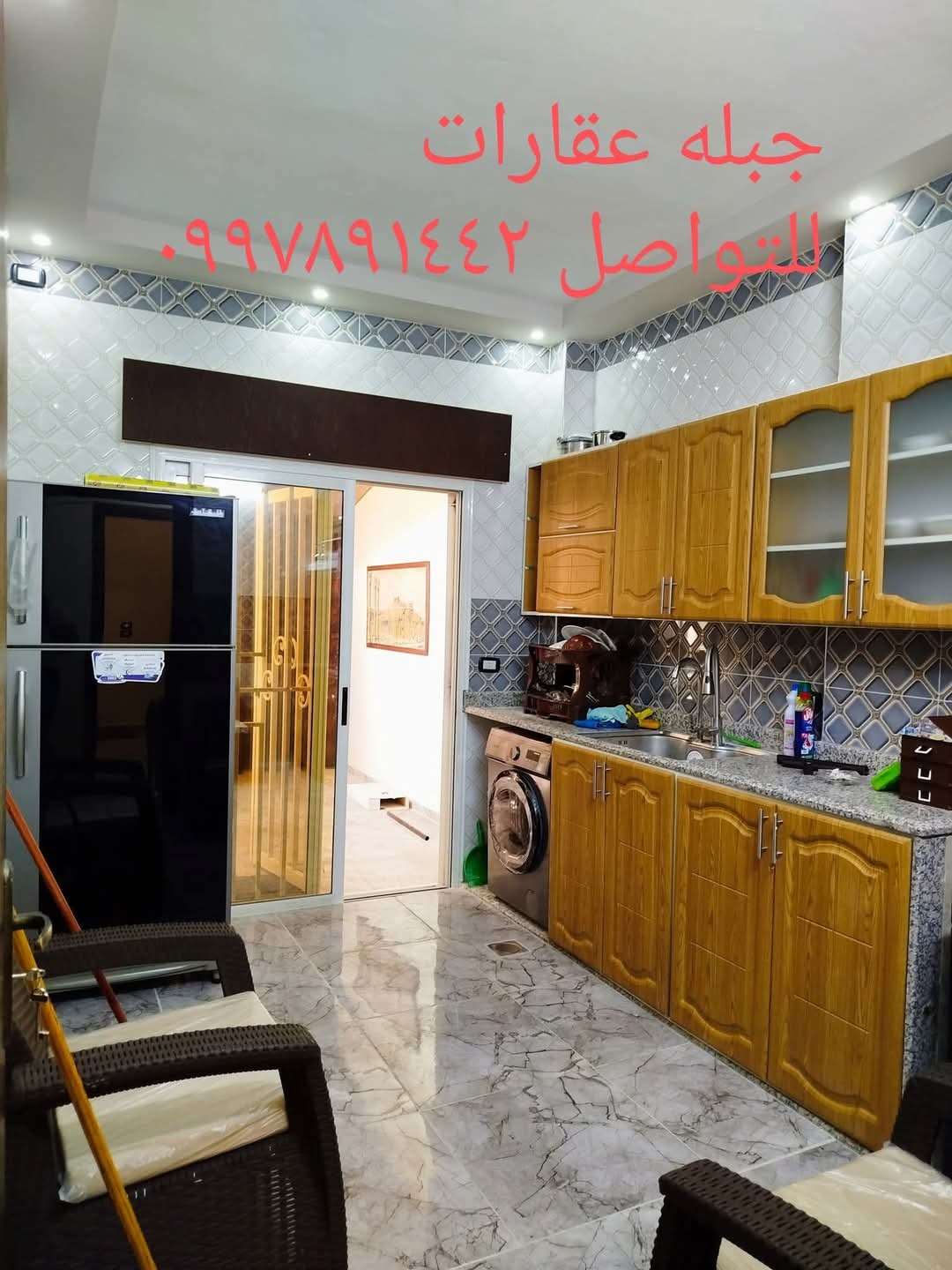 شقة سكنية كبيرة بالنقعة - جبلة - صورة 2