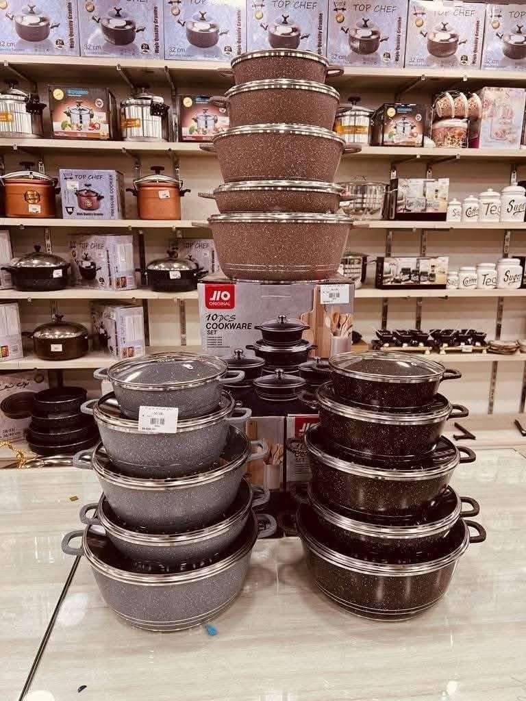 طقم طناجر خماسي غرانيت - دمشق