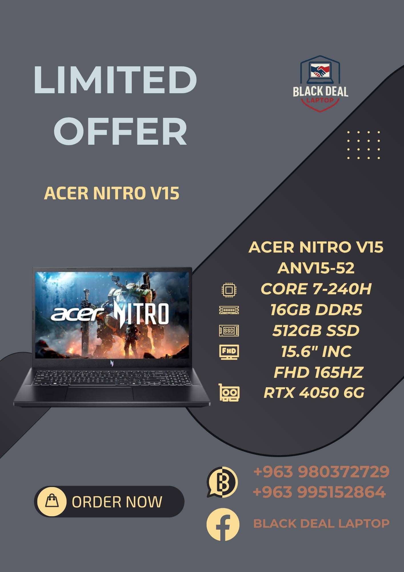 Accer Nitro V15 - دمشق