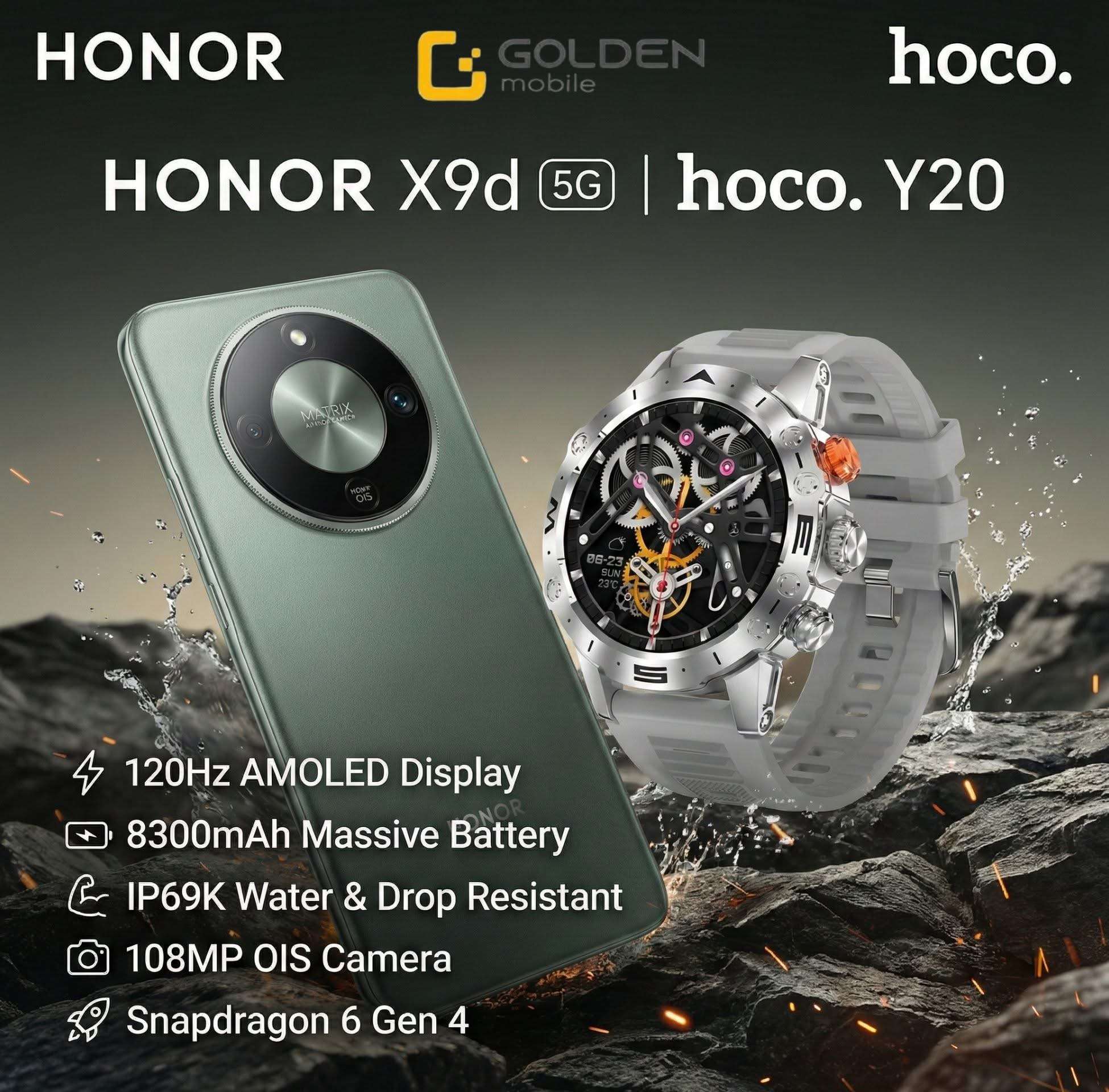 Honor X9d + Smartwatch - طرطوس
