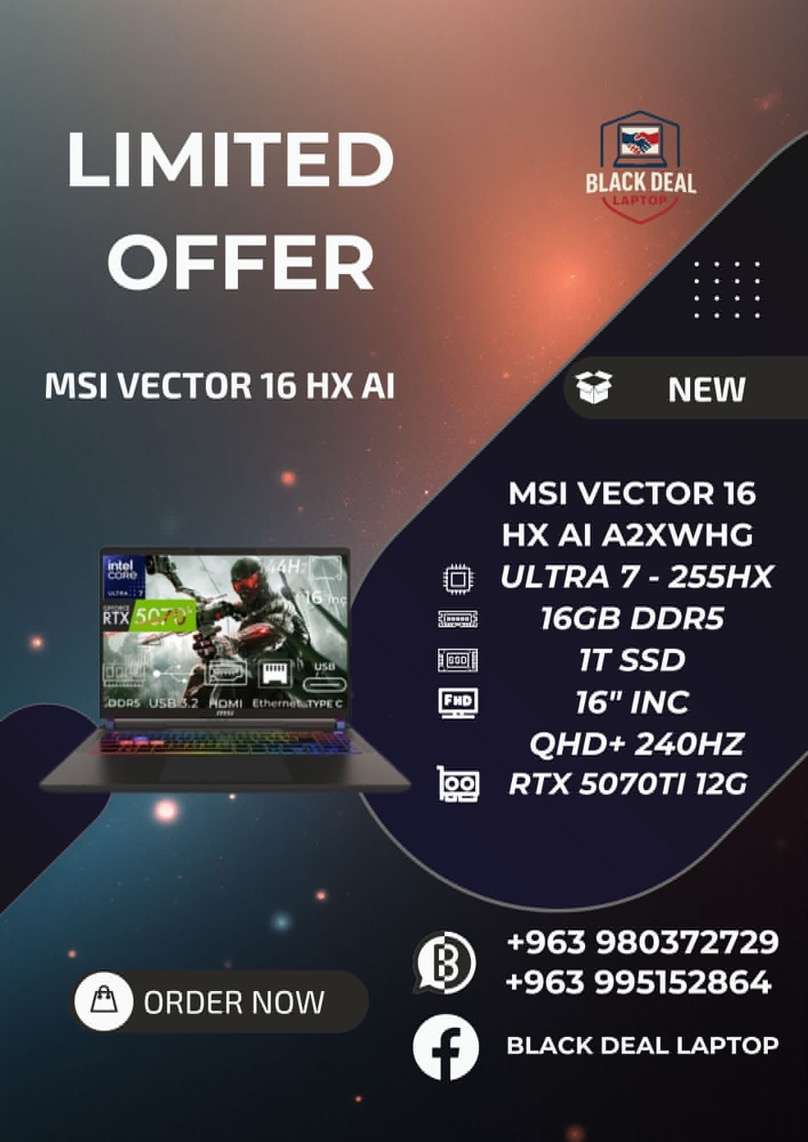 لابتوب MSI Vector - دمشق