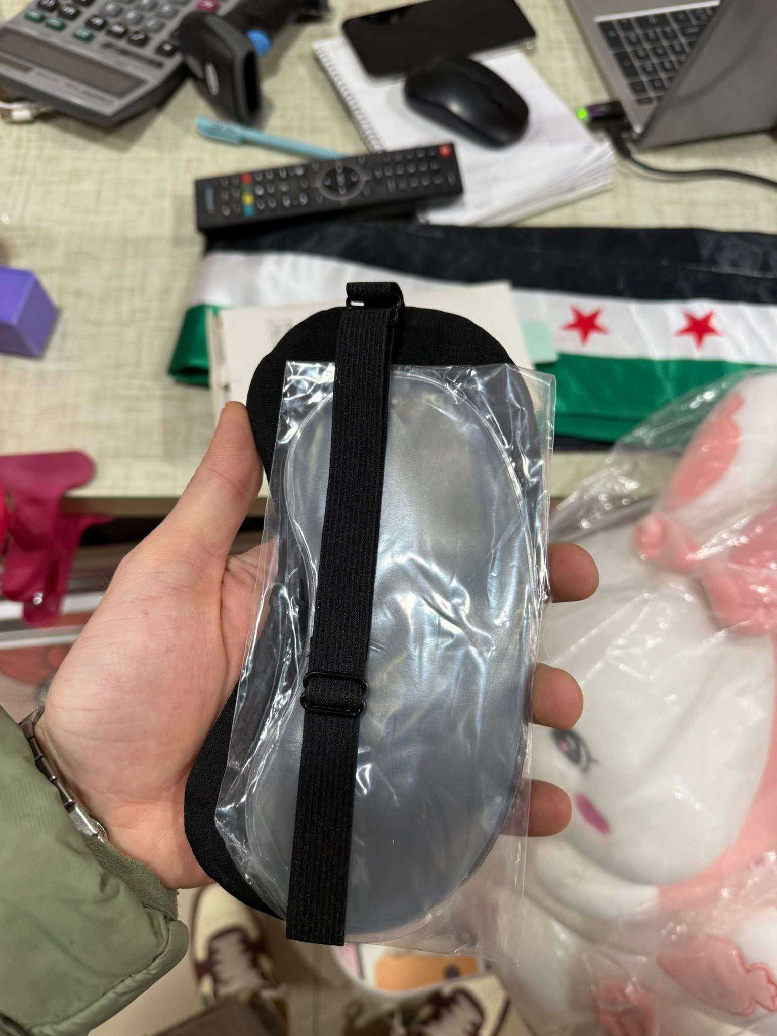 طماشة عيون للنوم مع كيس تبريد - اللاذقية - صورة 2