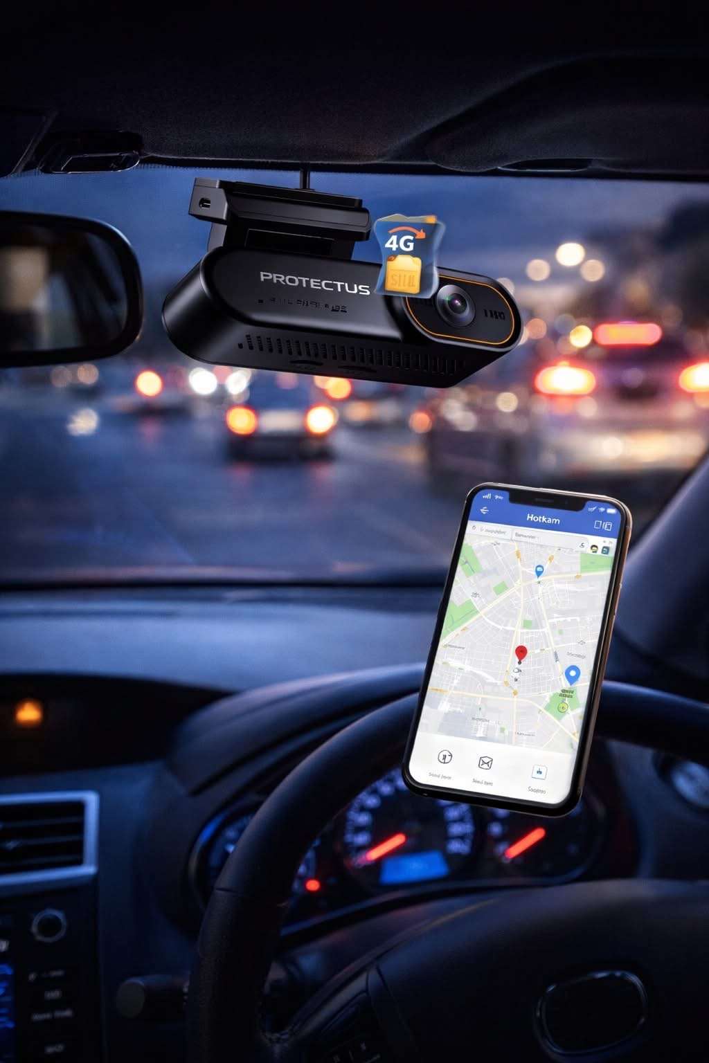 كاميرا سيارة مع GPS - دمشق