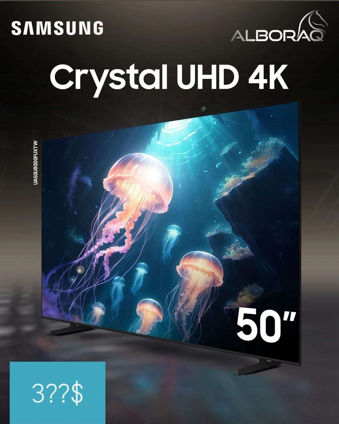 شاشة Samsung Crystal UHD 4K 50 بوصة - دمشق