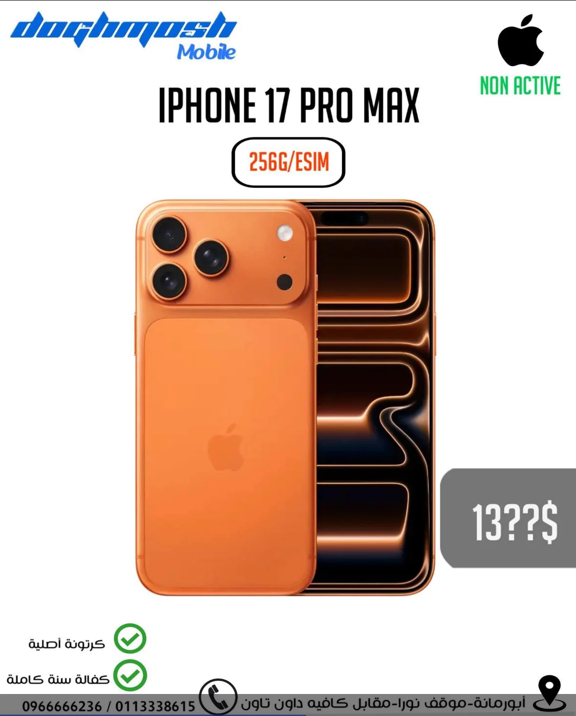 17 Pro Max - دمشق