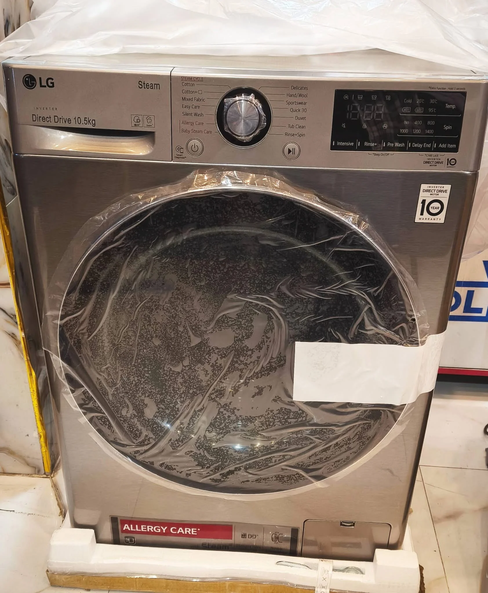 غسالة LG 10 kg باب دبل - دمشق