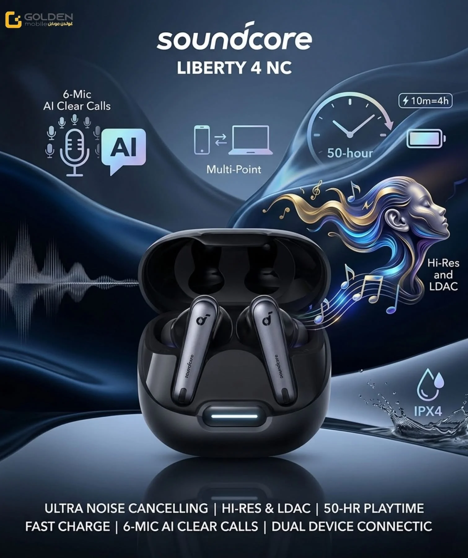 Anker Soundcore Liberty 4 NC - طرطوس