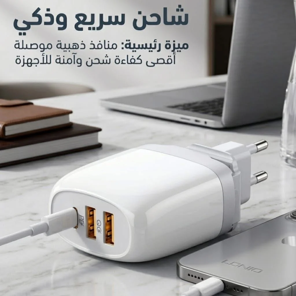 شاحن سريع وذكي - دمشق