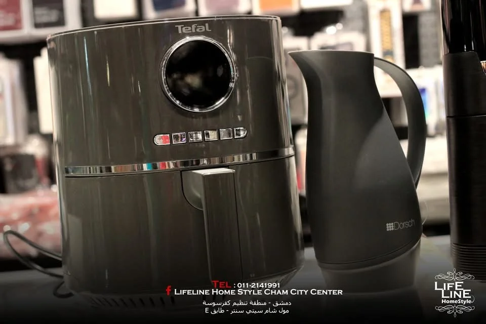 قلاية هوائية من TEFAL+ حافظة هدية - دمشق