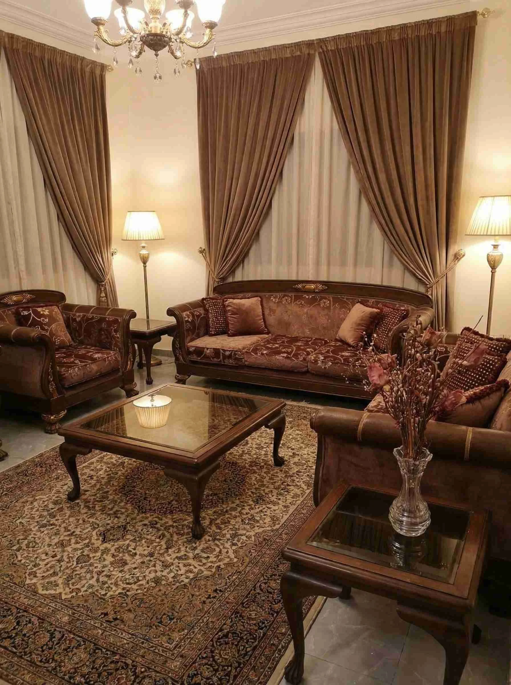 غرفه ضيوف خشب زان - Damascus