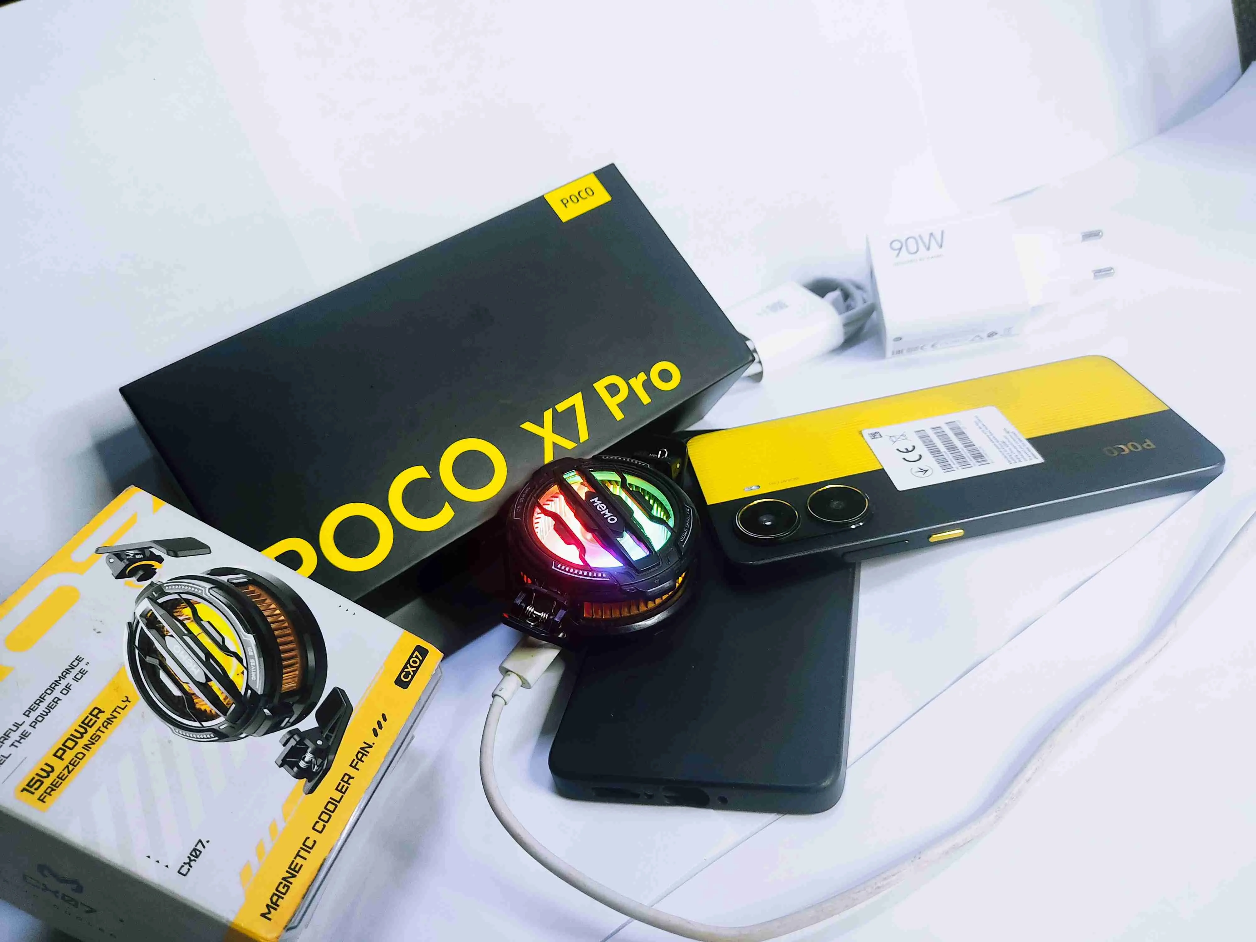موجود للبيع: POCO X7 Pro 512/12 yellow/black - دمشق