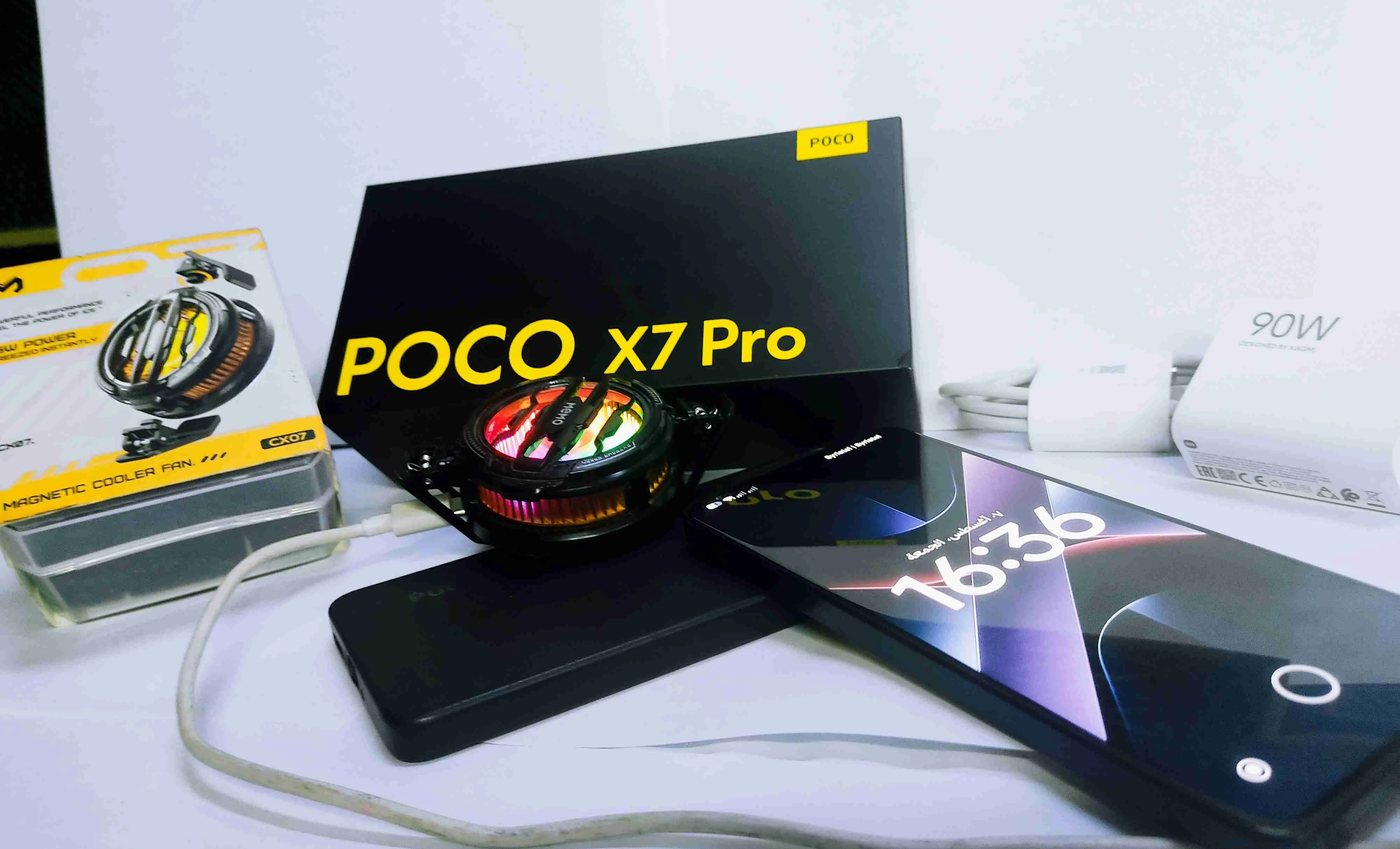 موجود للبيع: POCO X7 Pro 512/12 yellow/black - Damascus - صورة 2