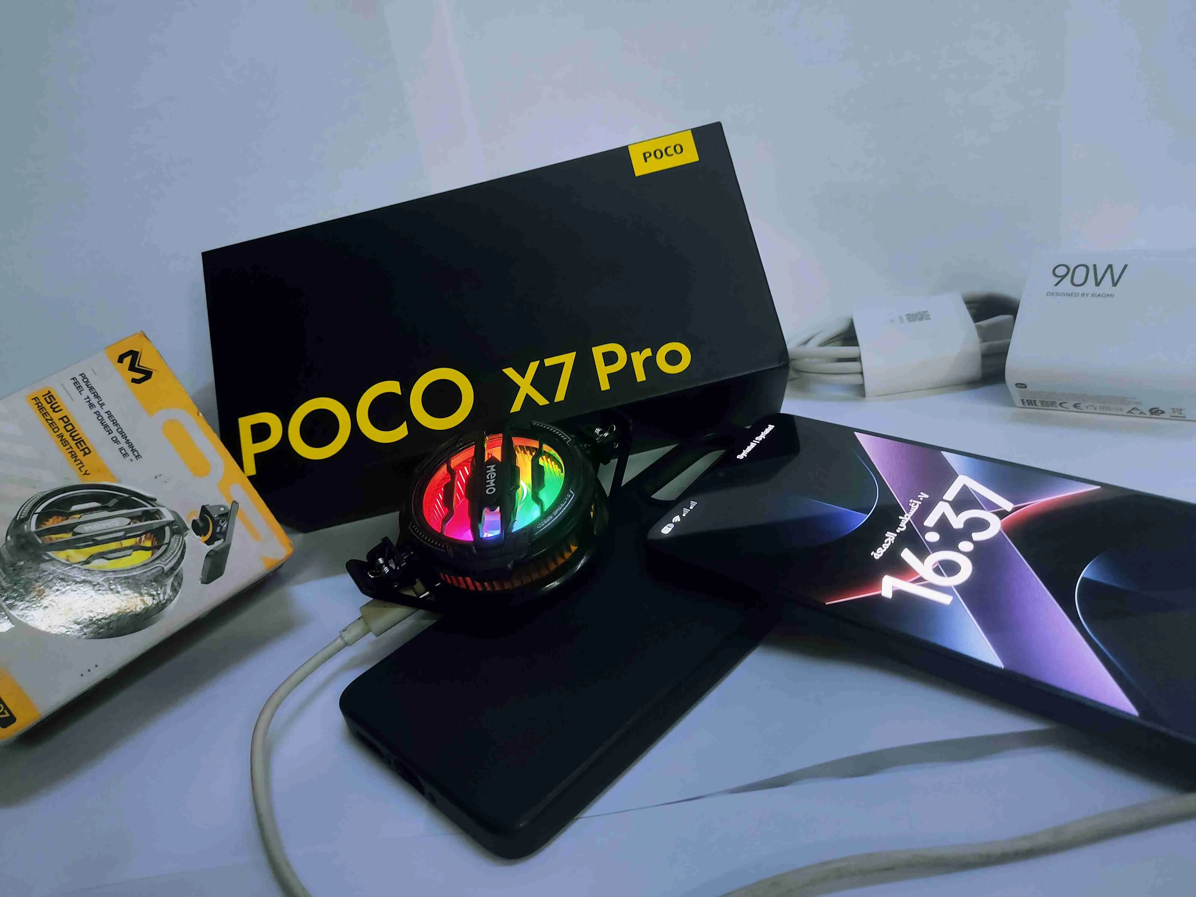 موجود للبيع: POCO X7 Pro 512/12 yellow/black - Damascus - صورة 3