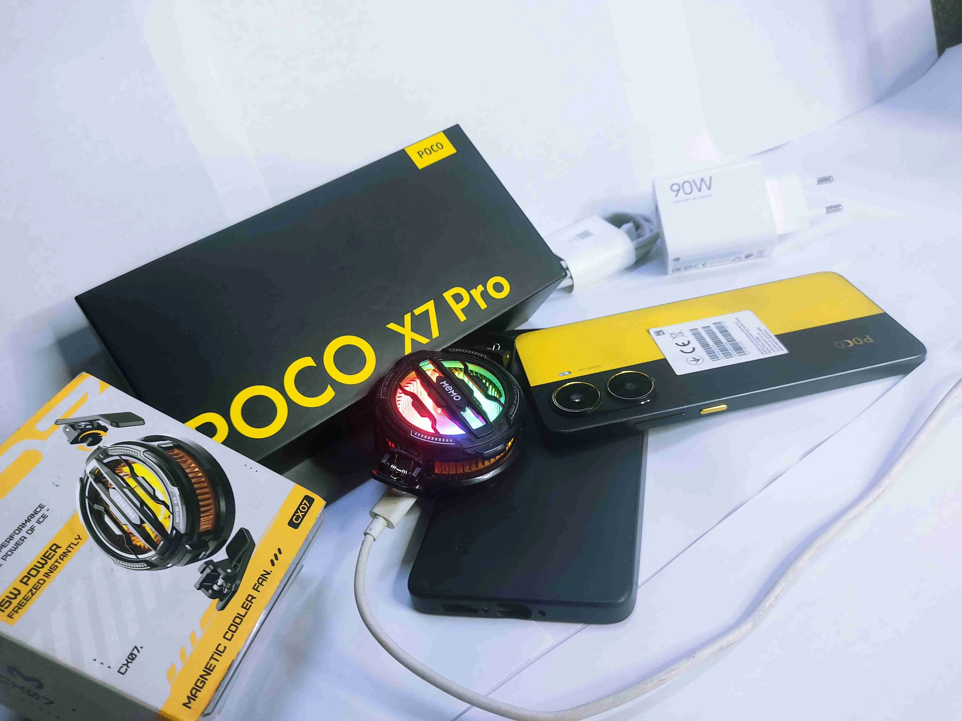 موجود للبيع: POCO X7 Pro 512/12 yellow/black - Damascus - صورة 5