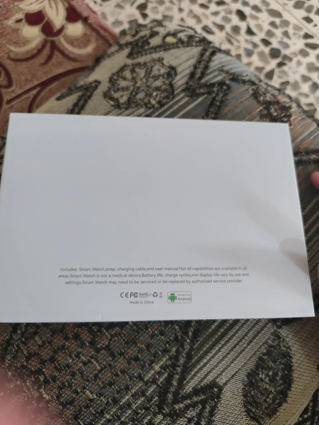 ساعة Watch X Call جديدة مستعملة لمدة ساعتين فقط معها حزام ثاني وكرتونتها موجودة ومعها تطبيق للربط مع الهاتف وكاتالوك - تفتناز - صورة 3