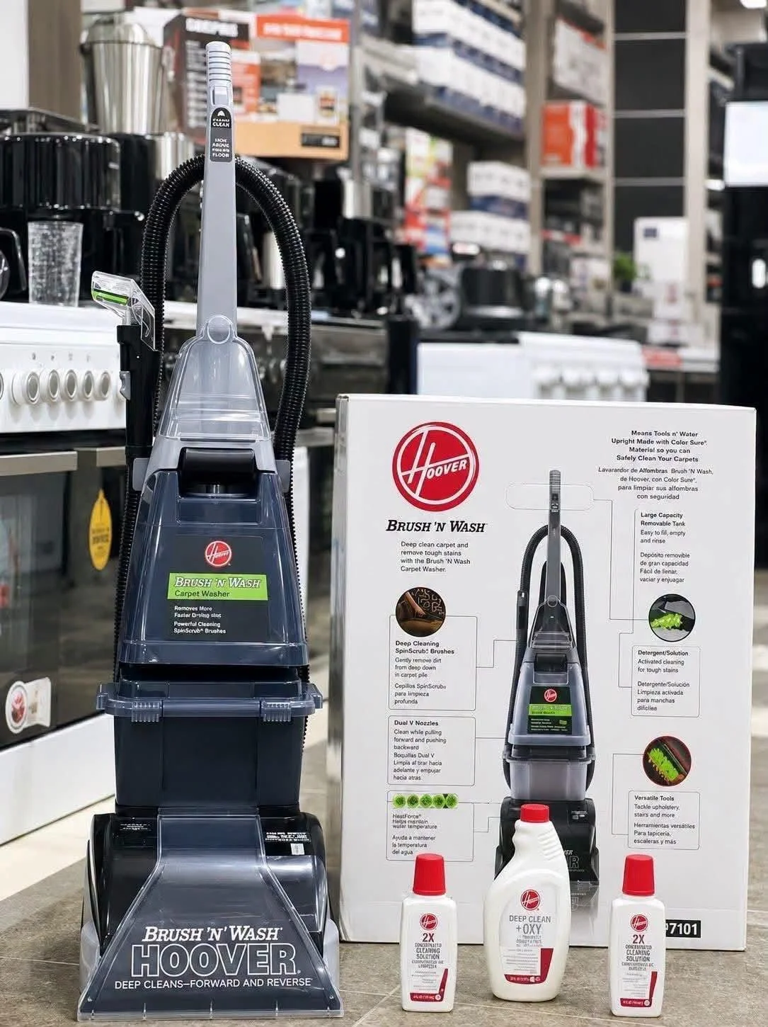 مكنسة تنظيف وغسيل سجاد من Hoover - دمشق