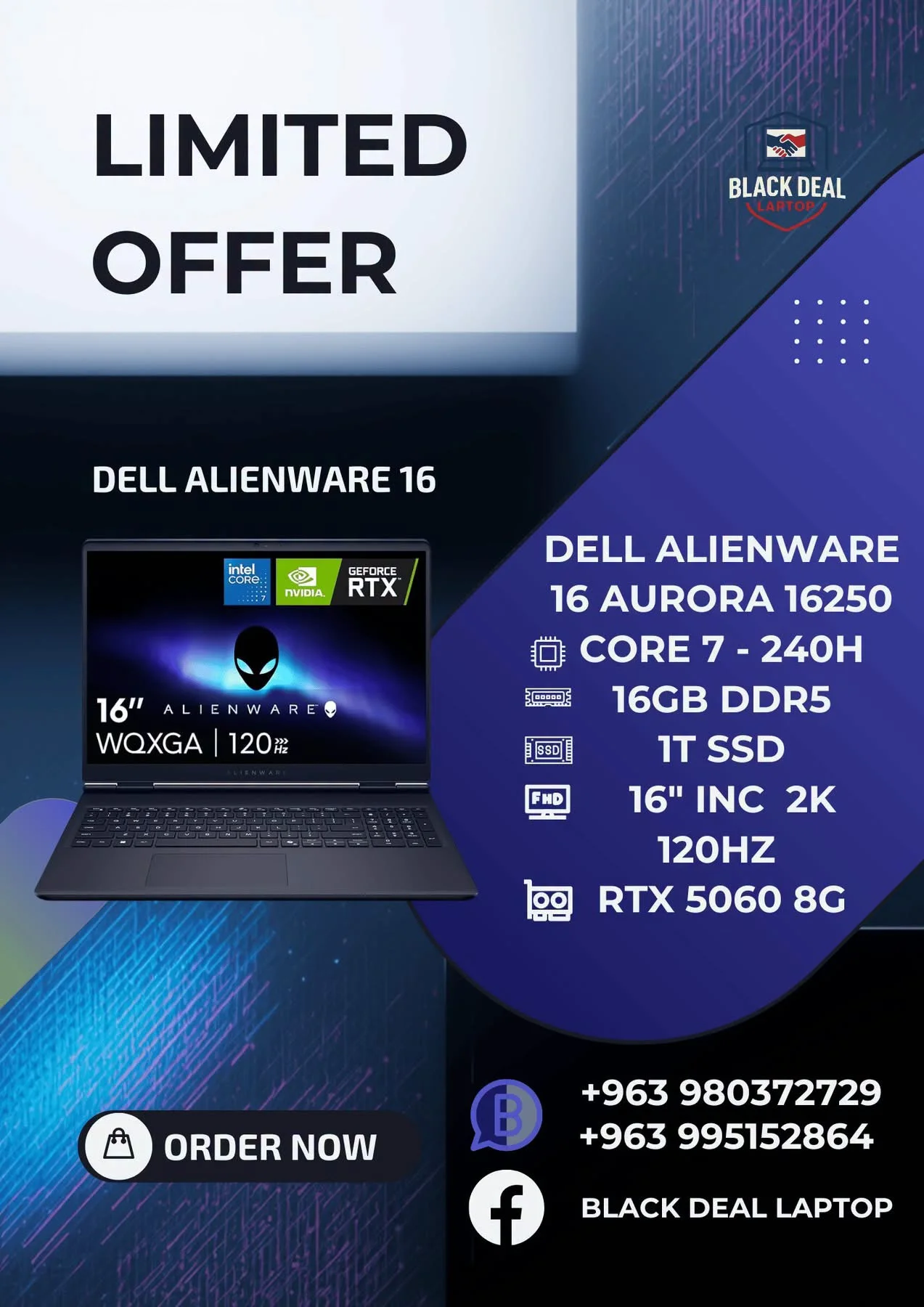 Dell Alienware 16 Aurora - دمشق