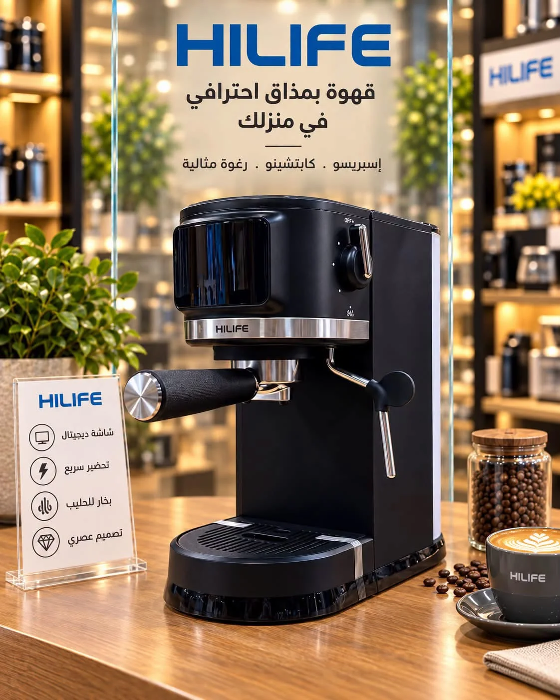 ماكينة إسبريسو Hilife - دمشق