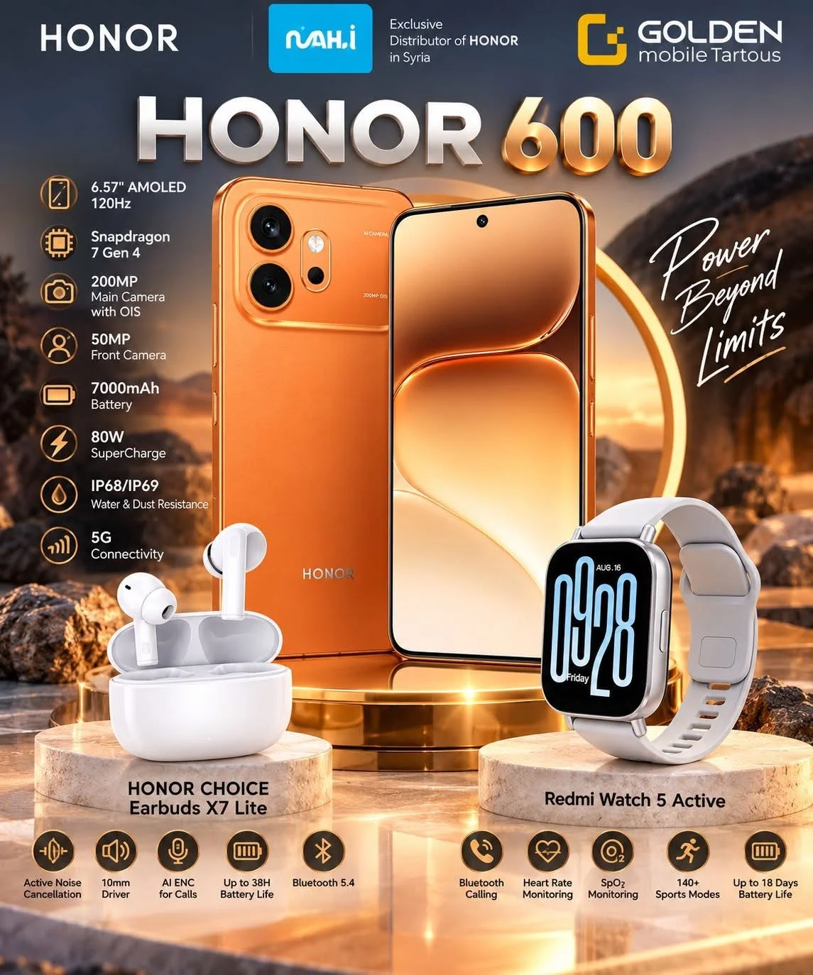 Honor 600 12 GB - طرطوس