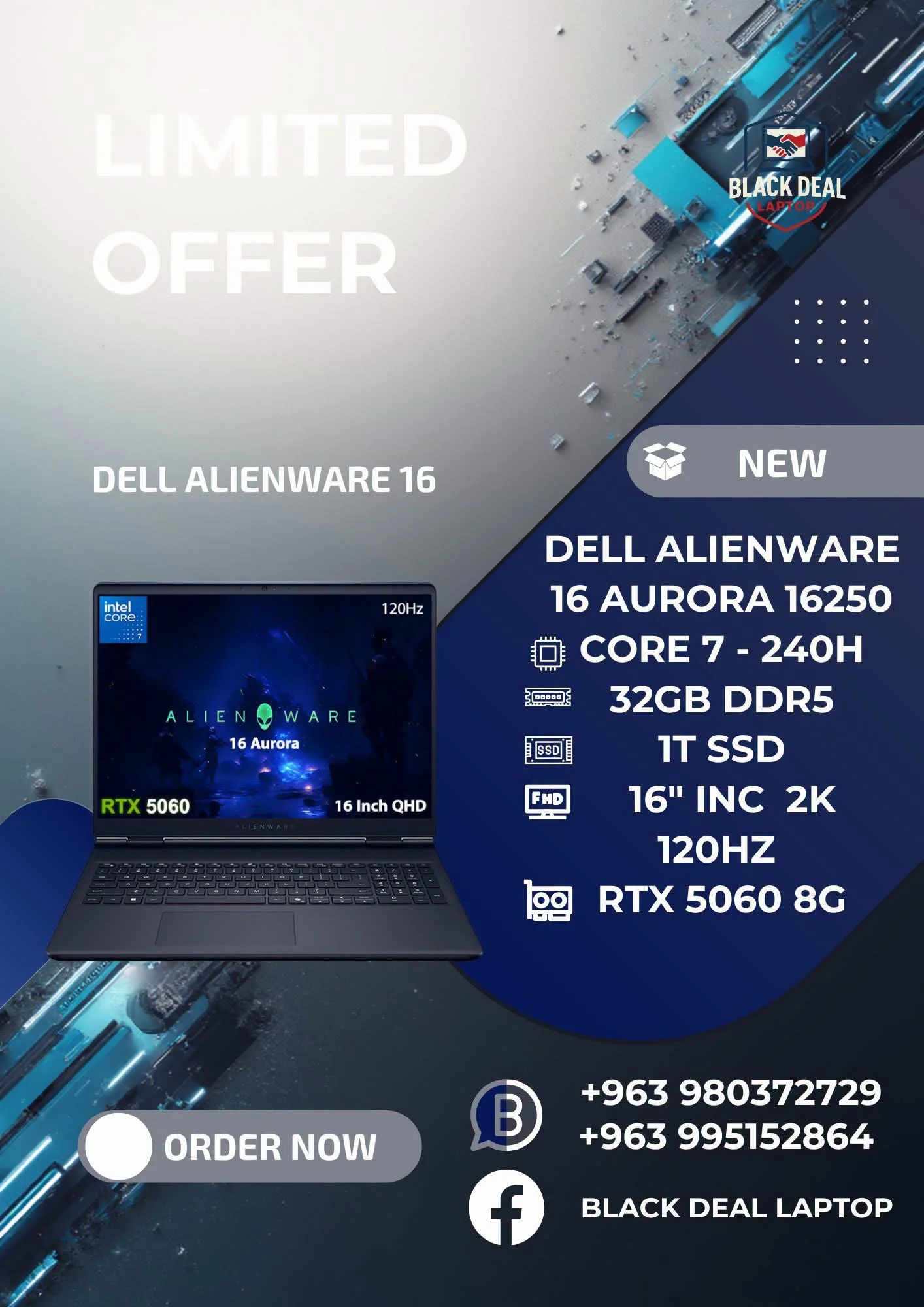 Dell Alienware 16 Aurora - دمشق