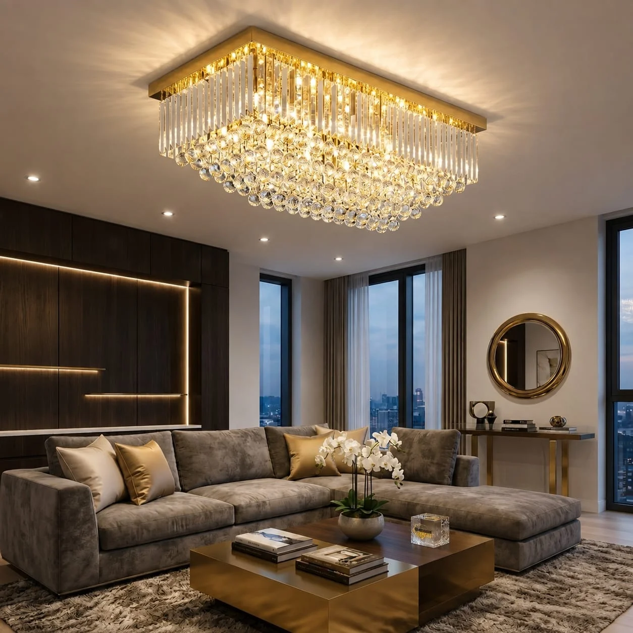 تصميم تريات كريستال فاخرة حسب الطلب - عربين