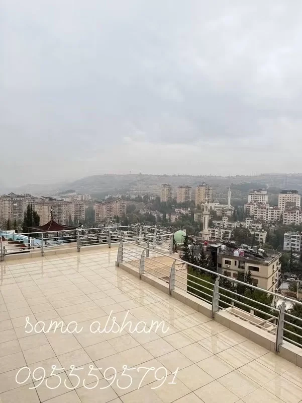شقة + تراس بمساحة داخلية 600 م - دمشق