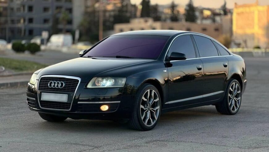 Audi a6لون اسود