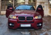 Bmw x6لون احمر