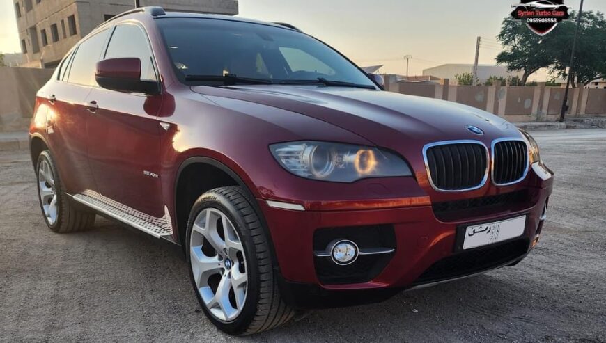 Bmw x6لون احمر