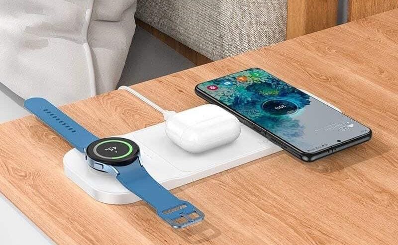 Hoco CQ6 3️⃣ in 1️⃣ Wireless Charger